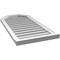 Ekena Millwork Octagonal Top Surface Mount PVC Gable Vent w/ 2"W x 2"P Brickmould Sill Frame, 20"W x 40"H GVPOT20X4003SF - alternate 3
